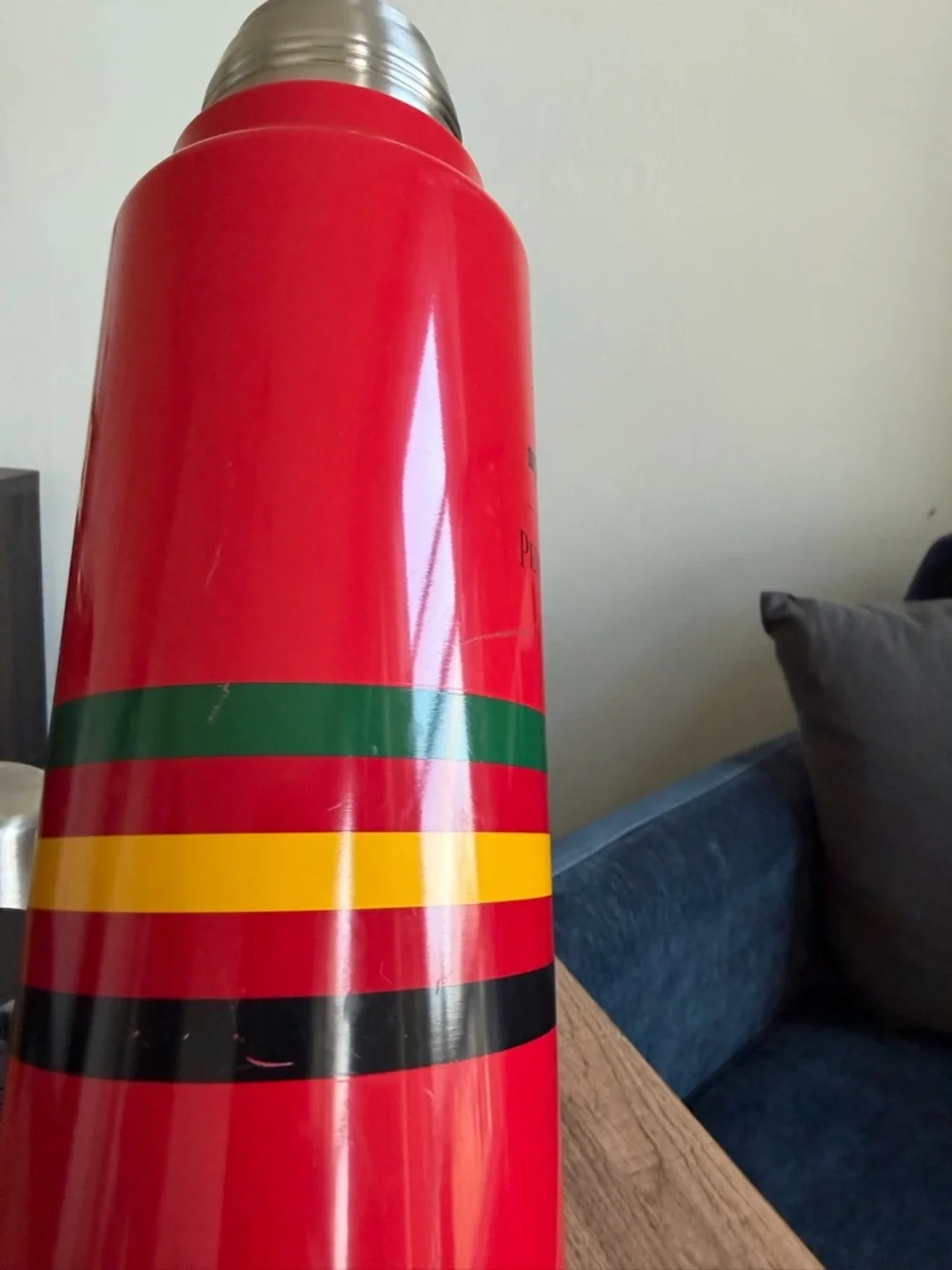 STANLEY INSULATED VACUUM THERMOS bottle Pendleton National Park Stripes red - Picture 6 of 13